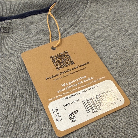 Patagonia NEW Fitz Roy Icon Uprisal Crewneck Sweatshirt Size XL - Picture 3 of 9